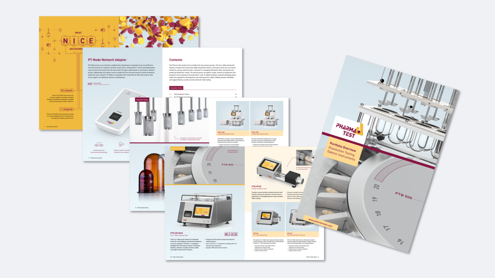 Pharma Test 2026 Portfolio Overview brochure