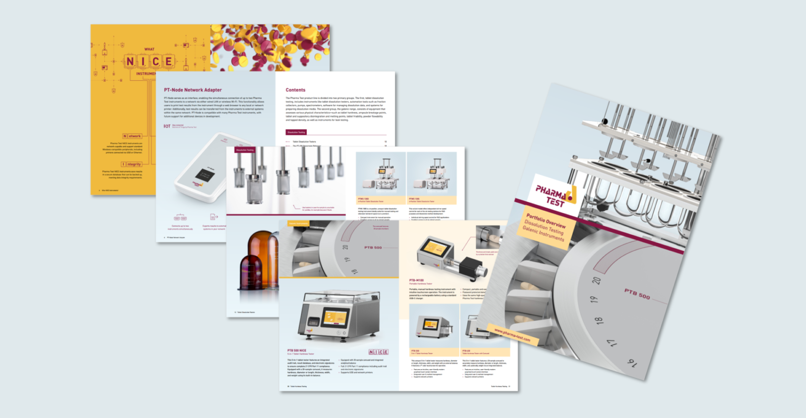 Pharma Test 2026 Portfolio Overview brochure